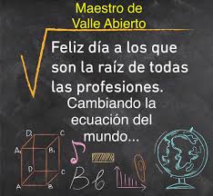 Originales saludos para enviar el dia del maestro. Valle Abierto On Twitter Feliz Dia Del Maestro