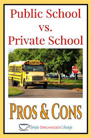 Article On Pros Amp Cons Of Public Vs Private School Education Private School Vs Public Private School Public School