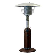 Steel construction ensures that this unit is durable as well as functional. Hiland Az Outdoor Tabletop Patio Heater Hammered Bronze Hlds032 Cg At Tractor Supply Co