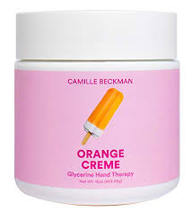 4oz camille beckman hand therapy cream (camille) £ 21.00; Camille Beckman Glycerine Hand Therapy Cream Orange Creme 16 Ounce