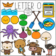 Small kitchen appliance for cooking omelettes. Alphabet Clipart Letter O By Bunny On A Cloud By Bunny On A Cloud