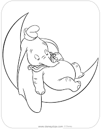 Free printable dumbo baby elephant coloring page for kids to download, dumbo coloring pages Dumbo Coloring Pages Disneyclips Com