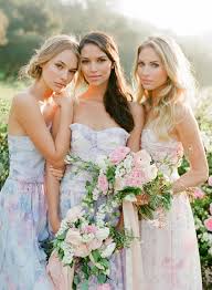 21 Pretty Garden Wedding Ideas For 2016 Bridesmaid Dresses Floral Print Bridesmaid Wedding