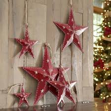 North Star Wall Decor Set Of 5 Stars Wall Decor Christmas Star Decorations Christmas Decorations