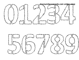 Alphabet letter stencils 3 inches, 36 pcs reusable plastic letter number templates, art craft stencils for wood, wall, fabric, rock, chalkboard, signage ( font size: 12 Inch Fuzzy Lumber Novelty Stencils Number Stencils 0 To 9 Freenumberstencils Com