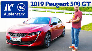 A look at the future, just not our future. 2019 Peugeot 508 Gt Ausfahrt Tv