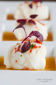 Steamed Fish With Tamarind Dressing Plating Presentation Food Food Plating Elegant Food