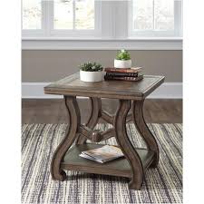 They are not only used to hold a cup of tea or coffee but also can be used to place remote controls, newspapers, books and more. T046 2 Ashley Furniture Tanobay Living Room Square End Table