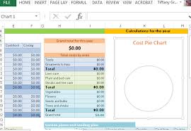 Lawn Garden Expense Template For Excel