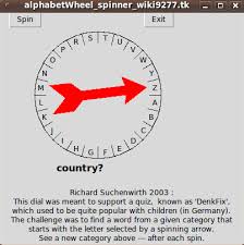Given all alphabets in a character array, print a string of random characters of given size. Alphabet Wheel