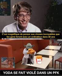 Bill Gates Qui Est Excite A Penser Aux Choses Incroyables Que Les Gens Feront Avec Les Ordinateurs Dans 30 Ans Blagues Et Imag En 2020 Images Droles Blague Humour