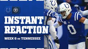 Colts fall 26-20 to Tennessee Titans | Instant Reaction - YouTube