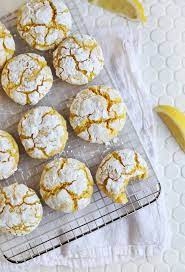 This healthy lemon cookies recipe only calls for 2 tablespoons of coconut flour but you can't just omit it and i first posted this vegan lemon cookies recipe 4 years ago and am reposting them because i wanted hi there! Lemon Burst Crinkle Cookies A Beautiful Mess