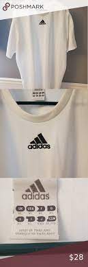 Adidas Men S Clima365 White Shirt Size Xl Adidas Men White Shirt Shirt Size