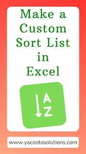 Rather than panic, learn how to create an apa reference list in alphabetical order by following these quick and. Make A Custom Sort List In Excel Video Tutorial Excel Tutorials Microsoft Excel Tutorial Excel Shortcuts
