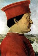 Federico di Montefeltro, duque de Urbino, * 1422