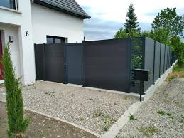 Portillon En Alu Neva Anthracite H 171 Cm Castorama