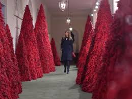 One the more recent holiday decorating trends that i (and everyone else in the world) loves are white ceramic houses. Watch 2018 Christmas Decorations At The White House Video Realclearpolitics