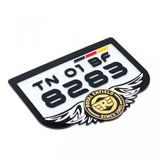 Royal Enfield License Plate Royal Enfield License Plate Design Online In 2020 Royal Enfield Stickers Royal Enfield Number Plate Design
