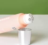 Customized Face Massage Skincare Container Lotion Roller Tube Cosmetic Packaging Tube with 5 Roller Ball Applicator