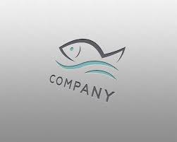 This Is High Quality Fish Logo Mockup Which Was Designed By Freepik A Spanish Design Company Which Has Been So Popul Fish Logo Logo Mockup Graphic Design Logo