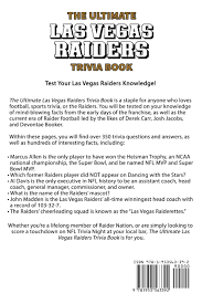 Interview questions for a sports coordinator. The Ultimate Las Vegas Raiders Trivia Book A Collection Of Amazing Trivia Quizzes And Fun Facts For Die Hard Raiders Fans Walker Ray Amazon Co Uk Books