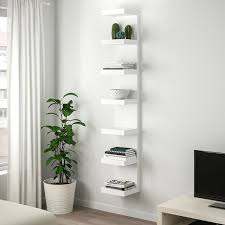 Lack Etagere Blanc 30x190 Cm En 2020 Idee Deco Rangement Etagere Lack Et Etageres Murales