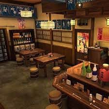 japanese izakaya night bar and fine dinning restaurant 3d model tomoplace japanese restaurant design japanese restaurant interior japanese bar