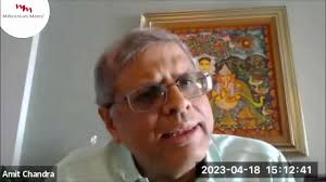 In Conversation with Mr. Amit Chandra, Chairperson & Founder of Bain  Capital, India.