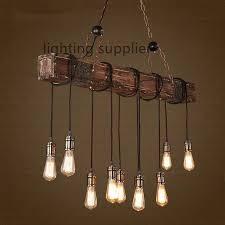 Antique Light Fixtures Purchase Care And Style Loft Style Creative Wooden Droplight Edison Vint Rustic Light Fixtures Rustic Lighting Vintage Light Fixtures