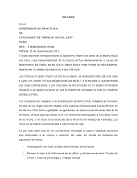 Ministerio trabajo y economía social. Ejemplo Para Intervencion Social De Caso Trabajo Social Docsity