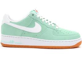 The nike air force 1 low supreme white adds just a small red logo box to this classic. Nike Air Force 1 Low Arctic Green White Gum 488298 309