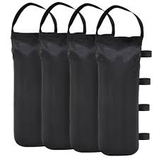 A 9' umbrella will require at least an 90 lb. Eurmax 112 Lbs Extra Large Pop Up Canopy Weights Sand Bags For Ez Pop Up Canopy Tent Outdoor Instant Canopies 4 Pack Black Without Sand Dark Black Walmart Com Walmart Com