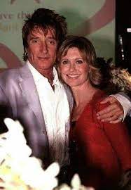 Olivia Newton John With Sir Rod Stewart Olivia Newton John Young Olivia Newton Jones Olivia Newton John