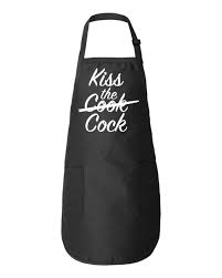 Kiss the cock apron