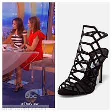 Paula graduated in 1997 while john graduated two years later in 1999. Paula Faris Black Heels The View Shop Your Tv