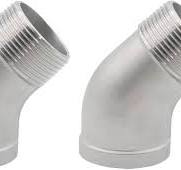 Amazon.com: TTZEZE 2 piezas de accesorios de codo de acero ...