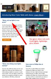 Change Hue Light Colors With Alexa Barbs Connected World