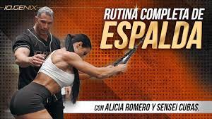 Rutina de Espalda con Ali Romero y Sensei Cubas - YouTube