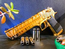 Width is 1.25, height 6.25 and the weight with an empty magazine is. Oh Ffs Jethro Titanium Gold Tiger Stripe Deagle Brand Desert Eagle Gunporn