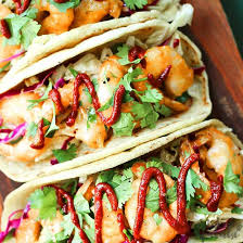 Combine or blend the salsa fresca ingredients 1 hour before serving: Easy Bang Bang Shrimp Tacos Recipe Wicked Spatula