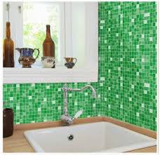 Feeling a bit intimidated by wall tiles and mosaics? Jaamsoroyals 3d Mosaic Tile Sticker Removable Wallpaper Tile Green 3d Self Adhesive Wall Tiles Bathroom Wall Tiles For Kitchen Backsplash Green Pvc Square Decorative Vinyl Tile Decals 500 X 60 Cm Price