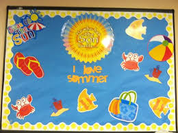 What to put on a classroom door for easter? 21 Summer Door Decorations Ideas Summer Bulletin Boards Classroom Bulletin Boards Preschool Bulletin Boards