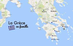 Itineraire Carte Voyage Grece En Famille Voyage En Famille Voyage En Grece Grece