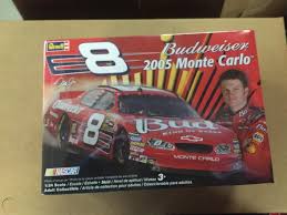 The monte carlo was considered the best suited chevrolet model for stock car racing by most nascar teams due to a new model for 1973 was the monte carlo landau, which was basically an s with a rear quarter landau vinyl roof, turbine ii. 1 24 Revell Model Kit 2005 8 Dale Earnhardt Jr Budweiser Monte Carlo Nascar New 1921484034