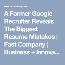 biggest resume mistakes resume