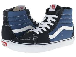 Find the latest styles of vans old skool sneakers for men and women, in a range of colors and fabrics. Vans Old Skool High Top Blue Shop Clothing Shoes Online