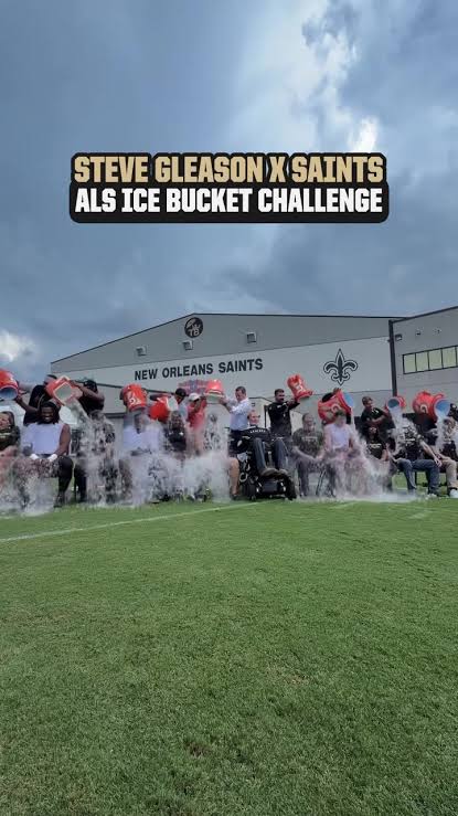 Always supporting. Challenge accepted. #als #icebucketchallenge #support  #nfl #neworleanssaints