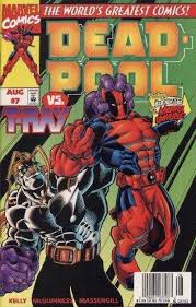 1997 08 Deadpool Volume 1 7 Typhoid It Ain T Just Fer Cattle Any More Or Head Trips Or Head Jobs Deadpoo Marvel Comics Deadpool Deadpool Comic Comics