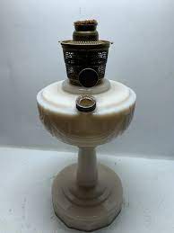 Vintage Aladdin Nu Type Model B CUSTARD Oil Lamp Lincoln Drape 